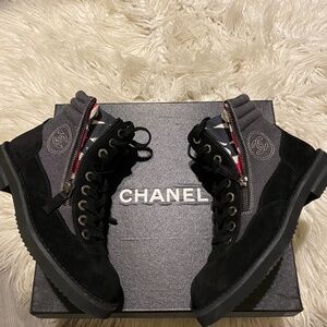 Chanel Suede Boots